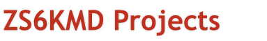 ZS6KMD Projects
